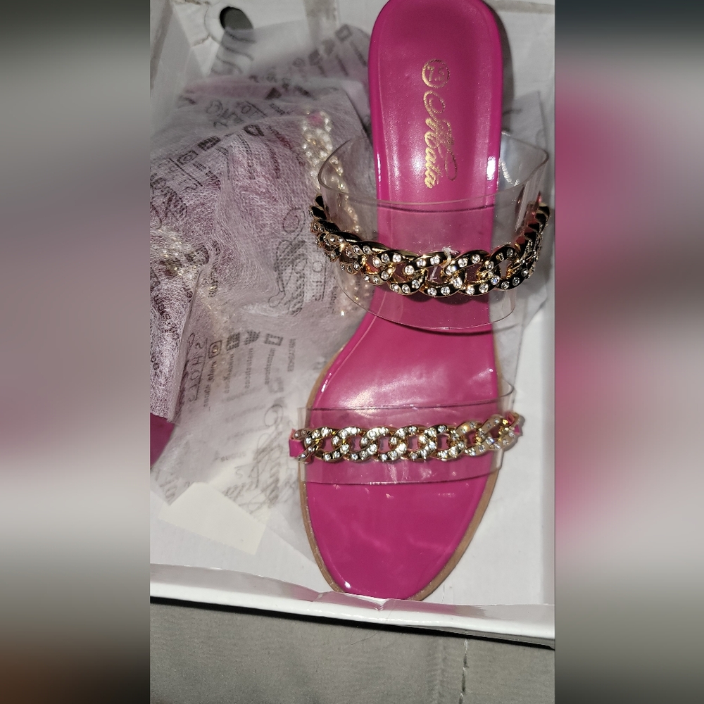Pink heels